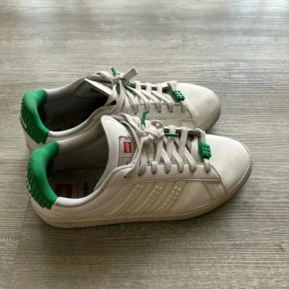 Adidas LEGO Grand Court 2.0 Sneakers Limited Ed Trainers Runners Sz 10 - Picture 1 of 9